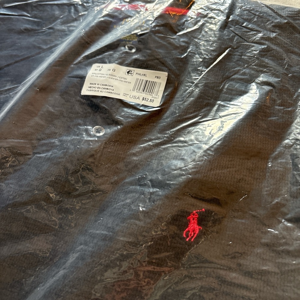 Polo by Ralph Lauren Black Top with Red logo